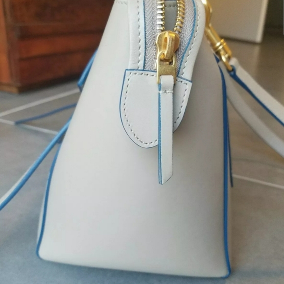 Celine Mini Belt Bag Light Taupe with Blue Piping - Picture 4 of 8